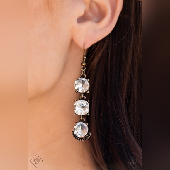 Oversized Rhinestone 4pc Fashion Accessory Set - Picture 3 of 5